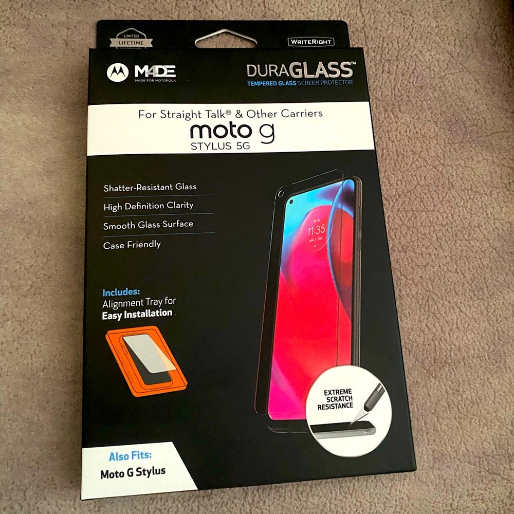 Glass Screen Protector for Moto G Stylus 5G